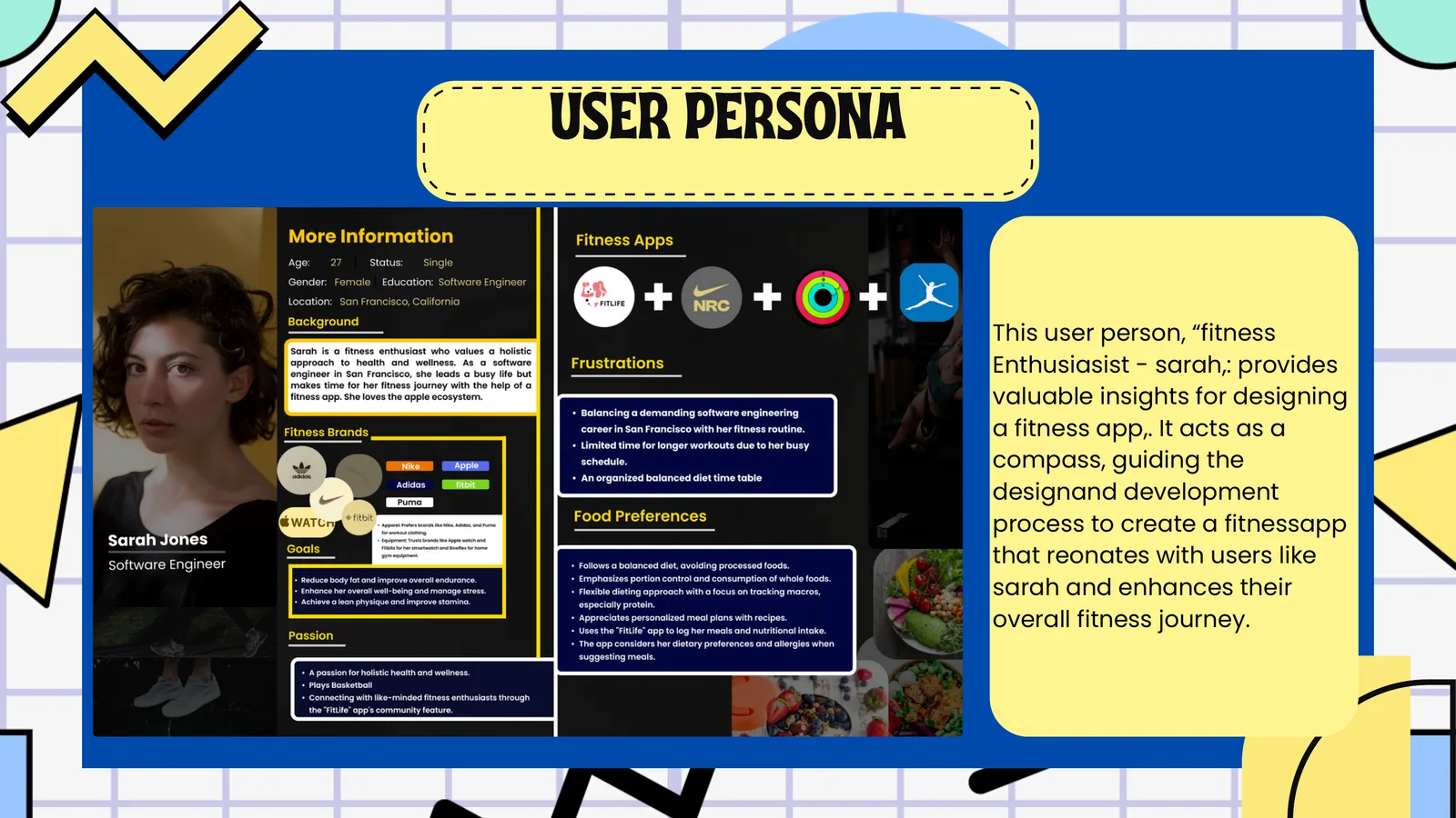 UFit: User persona